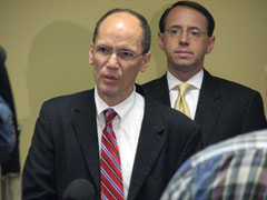 DLLR Secretary Thomas Perez provides background on the  investigation conducted by the Commissioner of Financial Regulation