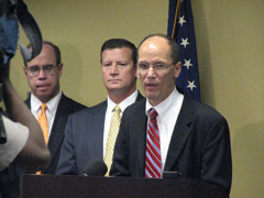 DLLR Secretary Thomas Perez provides background on the  investigation conducted by the Commissioner of Financial Regulation