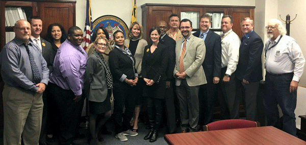 DLLR Secretary Kelly M. Schulz and the Maryland Apprenticeship and Training team