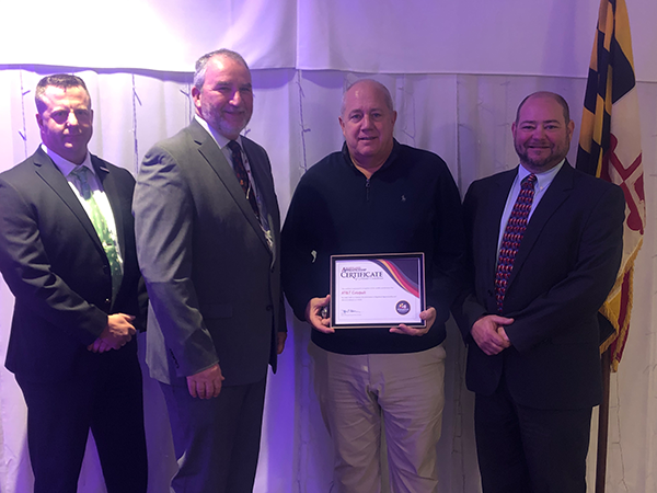 (L - R) Maryland Apprenticeship and Training Program (MATP) Director Chris MacLarion, Maryland Department of Labor (Labor) Deputy Secretary Dave McGlone and Maryland Apprenticeship and Training Council (MATC) Chair Brian Cavey.