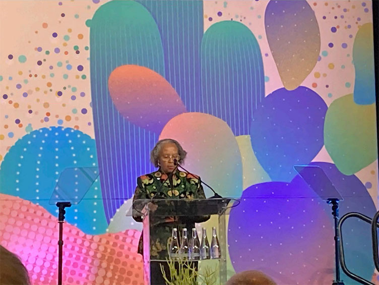 Stephanie Hopkins speaks at the NCARB Annual Meeting 2025