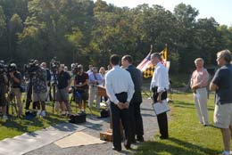 Secretary Perez addresses the press