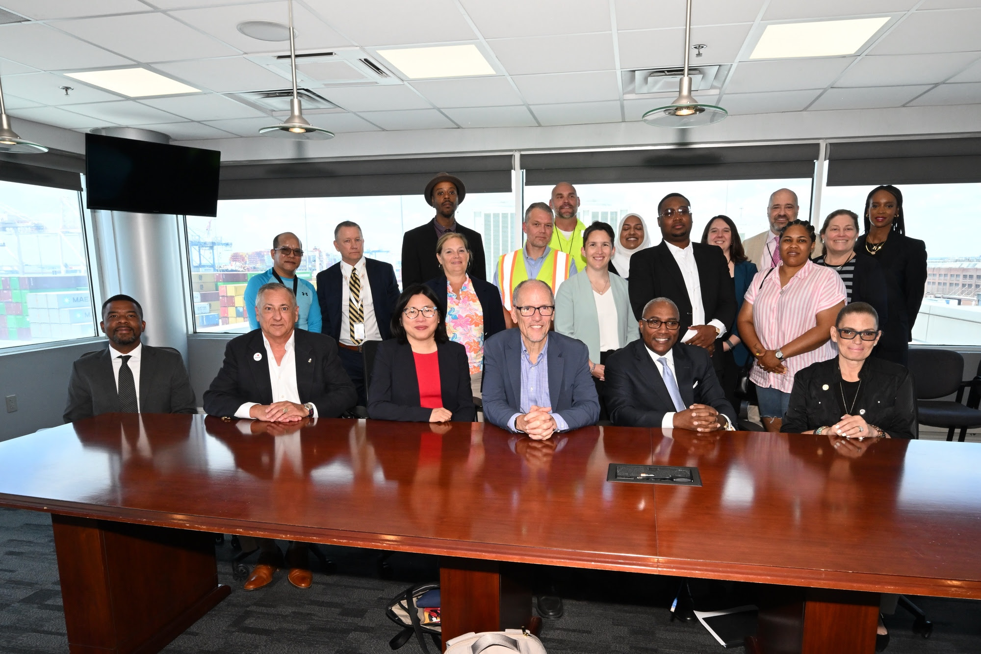 Maryland Department of Labor Secretary Portia Wu highlighted the Port of Baltimore Worker Support Program and Worker Retention Program along with other state and federal aid programs which provided key economic relief for Port workers and businesses