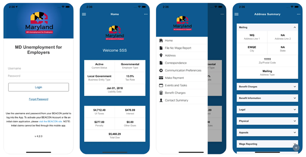 BEACON employer mobile app