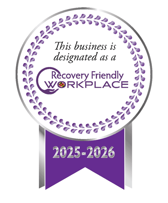 This business is designated as a Platinum Recovery Friendly Business Medal with Platinum Trim