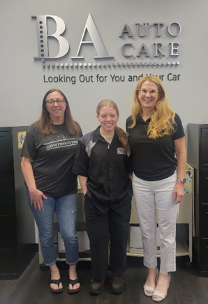 Doria plus two others at BA Auto Care